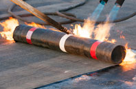 Border flat roof sealing